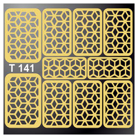 Трафареты серебряные Irisk, 141