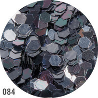 Конфетти в баночке № 84 (черные)