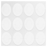 Трафареты Irisk "Tip Guides" для лунного маникюра 02 (овальные, 16 шт.)