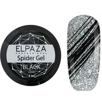 Гель-краска Elpaza "Spider Gel" (black) 5 мл