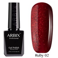 Гель-лак Arbix Ruby (ча-ча-ча) №02, 10 мл