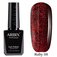 Гель-лак Arbix Ruby (огни голливуда) №08, 10 мл
