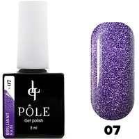 Гель-лак POLE Brilliant rain №07 "Violet" (8 мл)