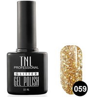 Гель-лак "TNL - Glitter" №59 - Пшеничный (10 мл.)