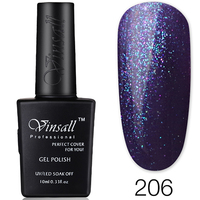 Гель-лак Vinsall Color 206, 10 мл