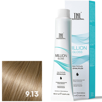Крем-краска для волос TNL Million Gloss оттенок 9.13 Очень светлый блонд бежевый 100 мл