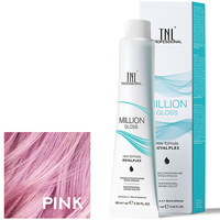 Крем-краска для волос TNL Million Gloss оттенок pink Розовый 100 мл